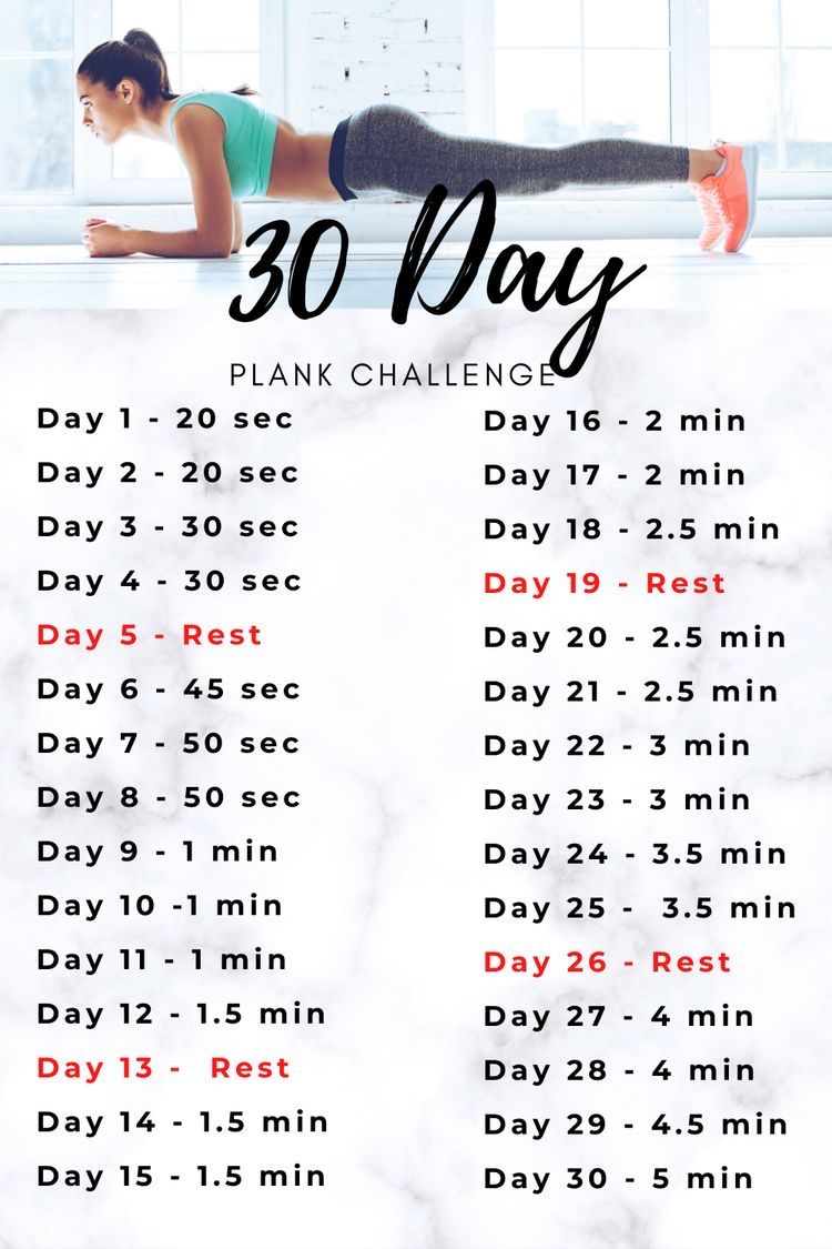 Plank Challenge | Workout Challenge 30, 30 Day Plank Challenge, 30 Day Plank