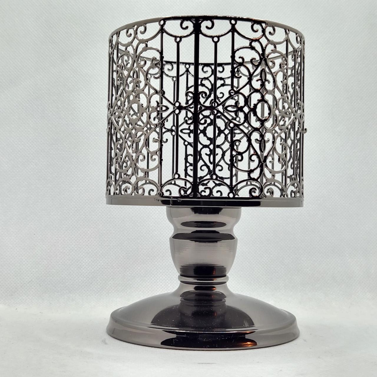 Amazon.Com: Bath Body Works 3 Wick Candle Holder Pedestal Ornate Gate :  Everything Else