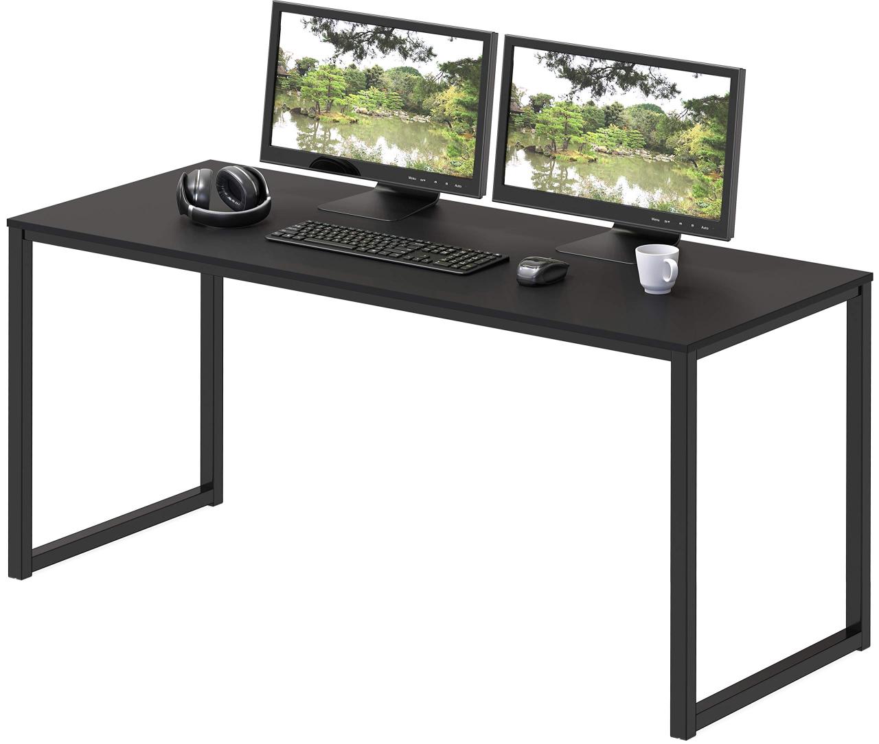 Shw Home Office Computer Desk, Black, 48-Inch (121 Cm W X 60 Cm D) :  Amazon.Ca: Home