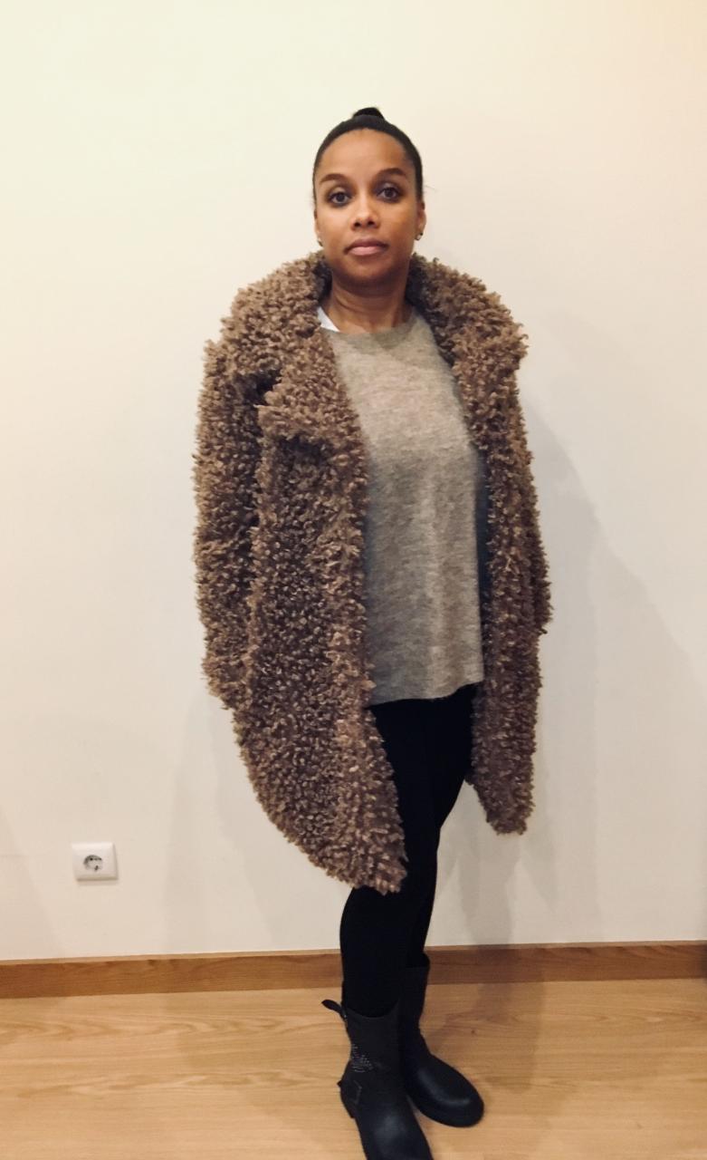 Zara Teddy Bear Coat #H&M #Primark #Zara | Bear Coat, Coat, Teddy Coat