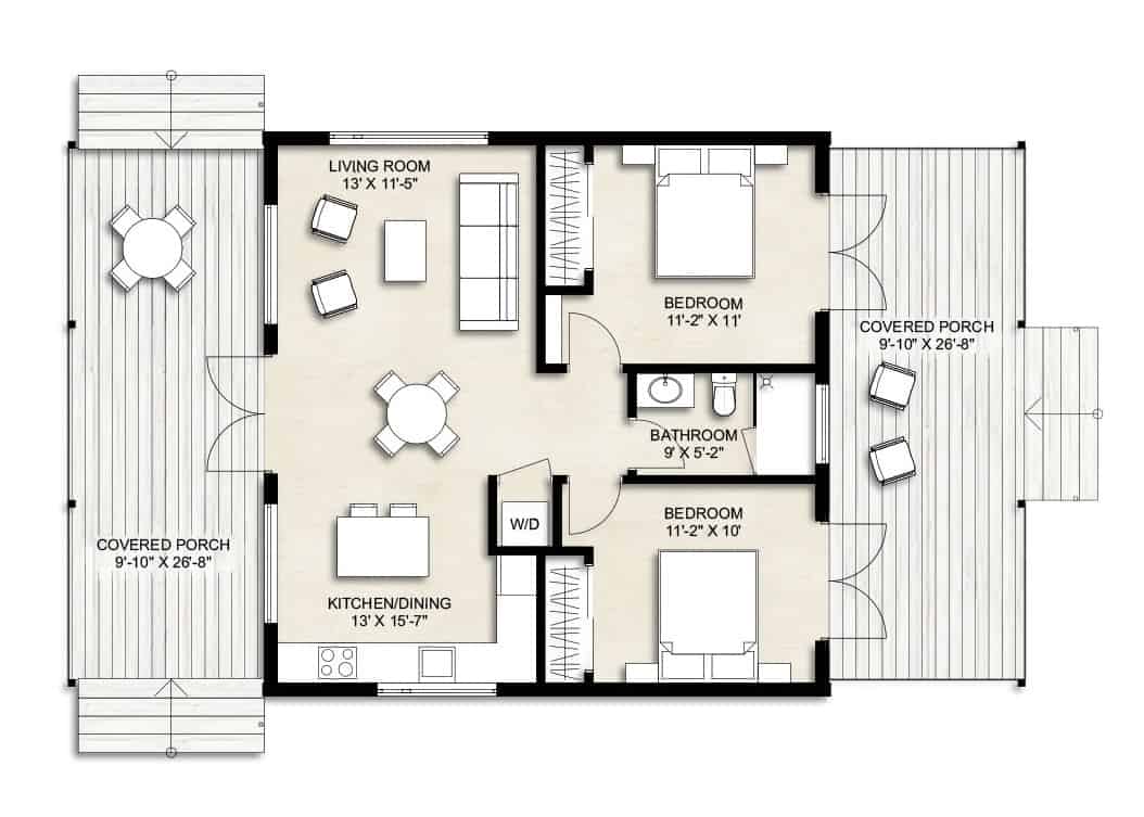 800 Sq Ft House Plans - Designed For Compact Living