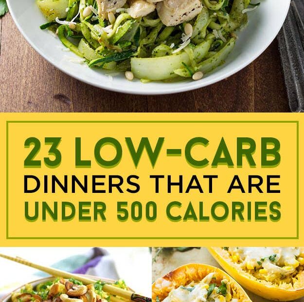 23 Low-Carb Dinners Under 500 Calories That Actually Look Good Af