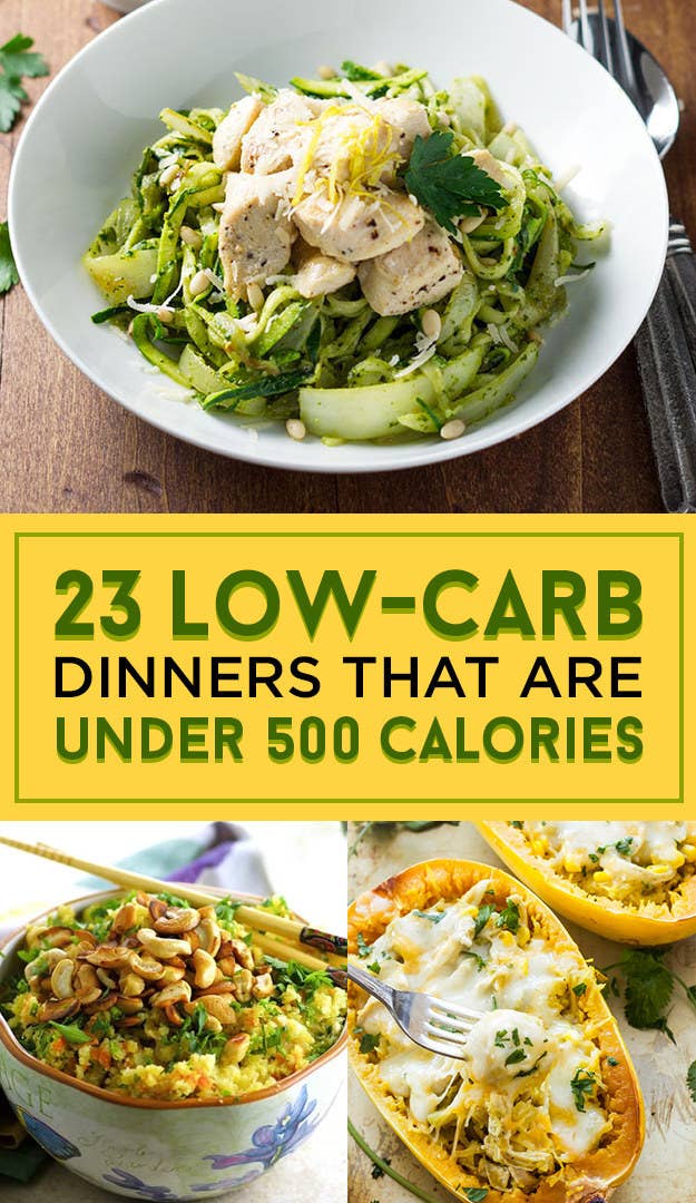 23 Low-Carb Dinners Under 500 Calories That Actually Look Good Af