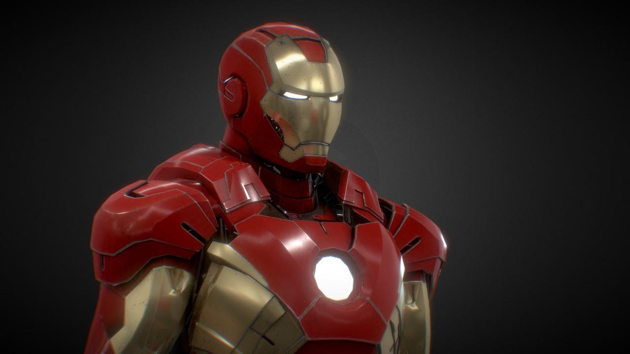 Iron Man - Download Free 3D Model By Grandfx (@Grandfx) [69Dde1A]