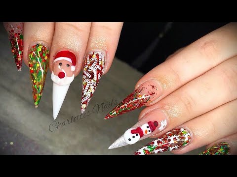 3D Christmas Nail Art: Bí Quyết Tạo Nghệ Thuật Móng Noel 3D Độc Đáo