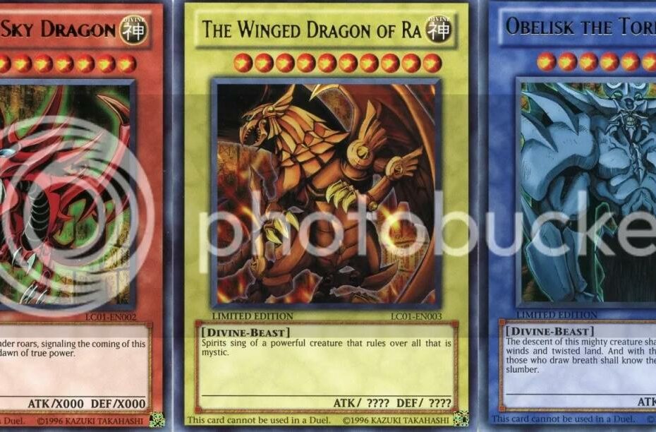 Yugioh 5Ds: Những Thẻ Thần God Cards Trong Trò Chơi