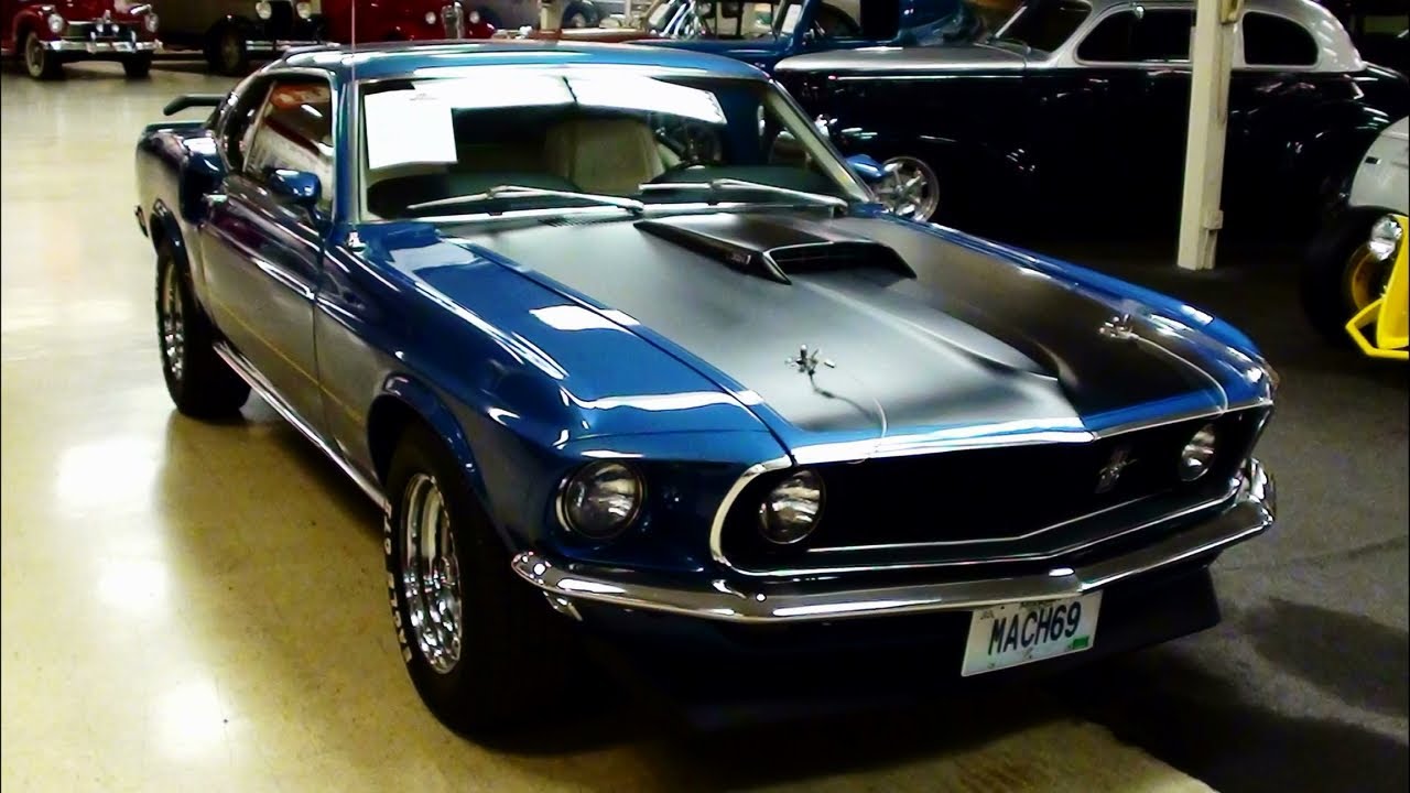 1969 Ford Mustang Mach 1 351W Fastback Muscle Car - Youtube