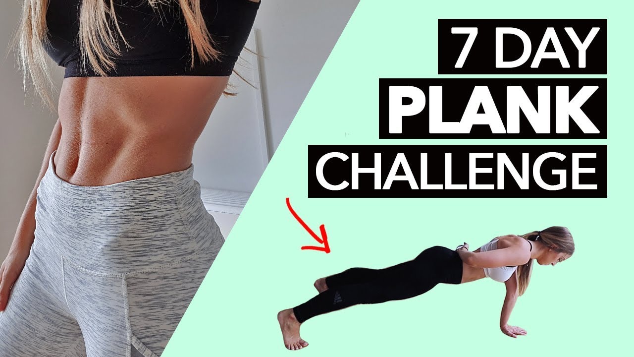 7 Day Plank Challenge - Just 5 Minutes A Day - Youtube