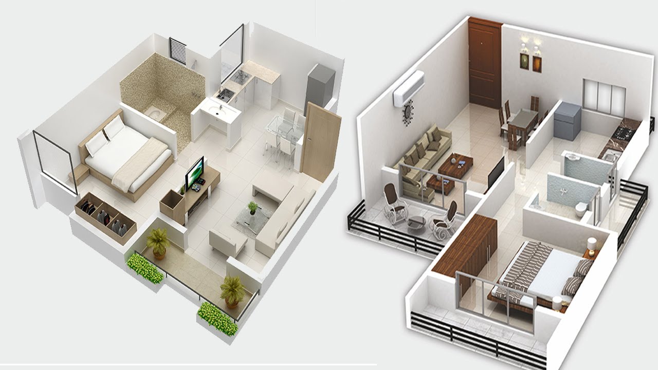 House Plan Design 800 Sq Ft | Small Modern House Plans - Youtube