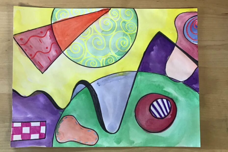 Kids Art Lesson - Wassily Kandinsky Abstract Art - Youtube