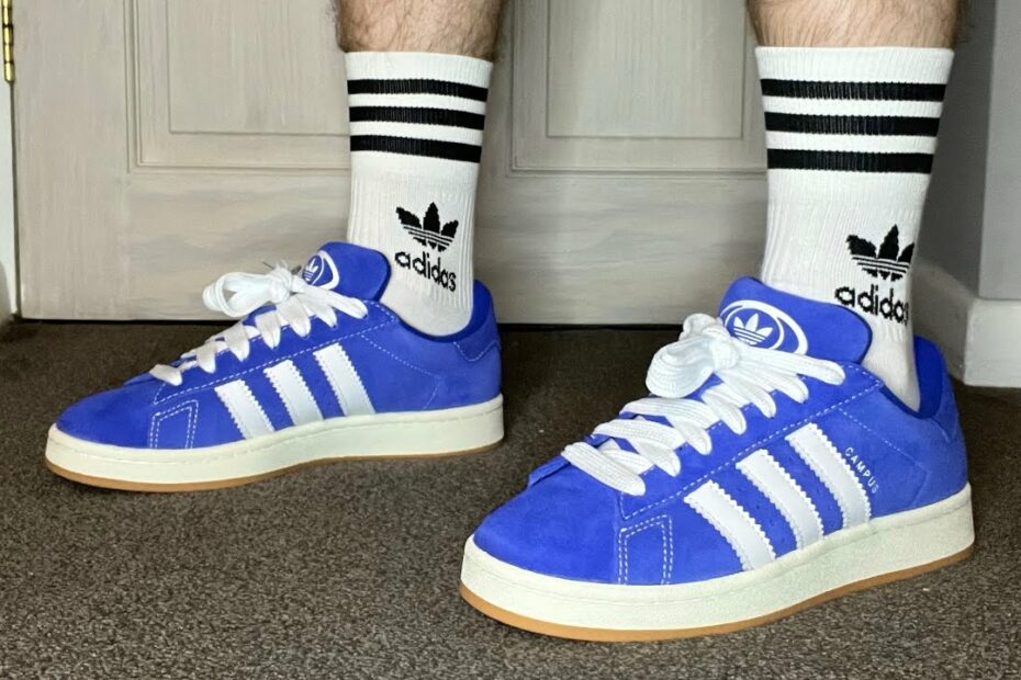 Adidas Originals Campus 00S “Semi Lucid Blue” On-Foot Review | Oscar Riley  - Youtube