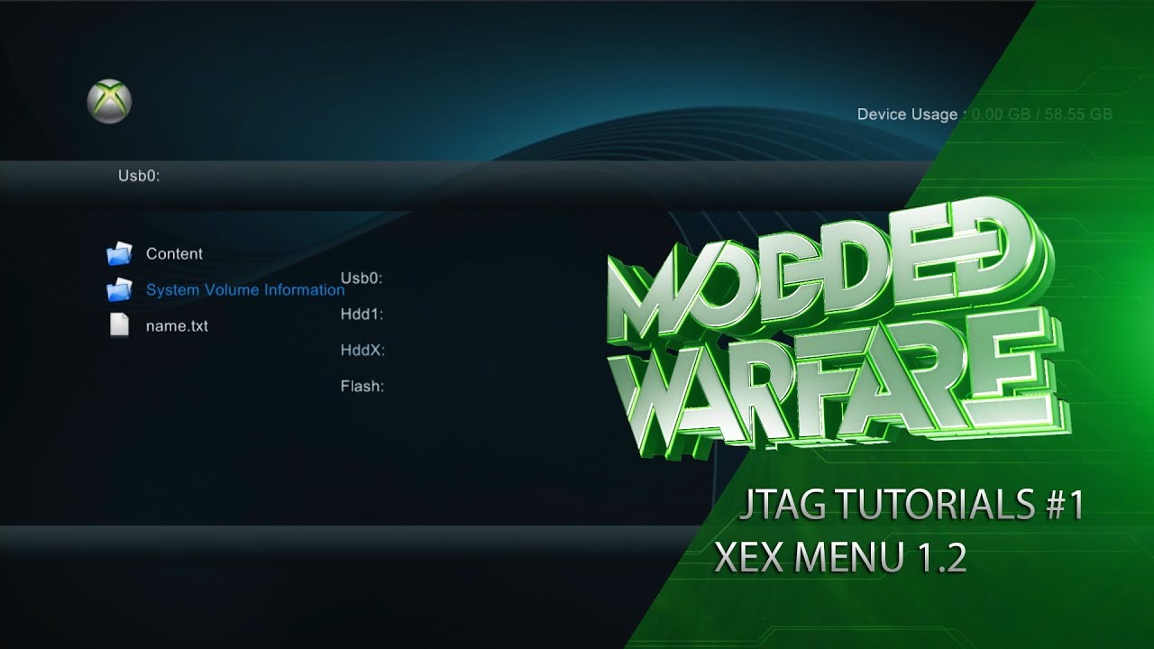 Jtag/Rgh Tutorials #1 Installing Xexmenu 1.2 - Youtube