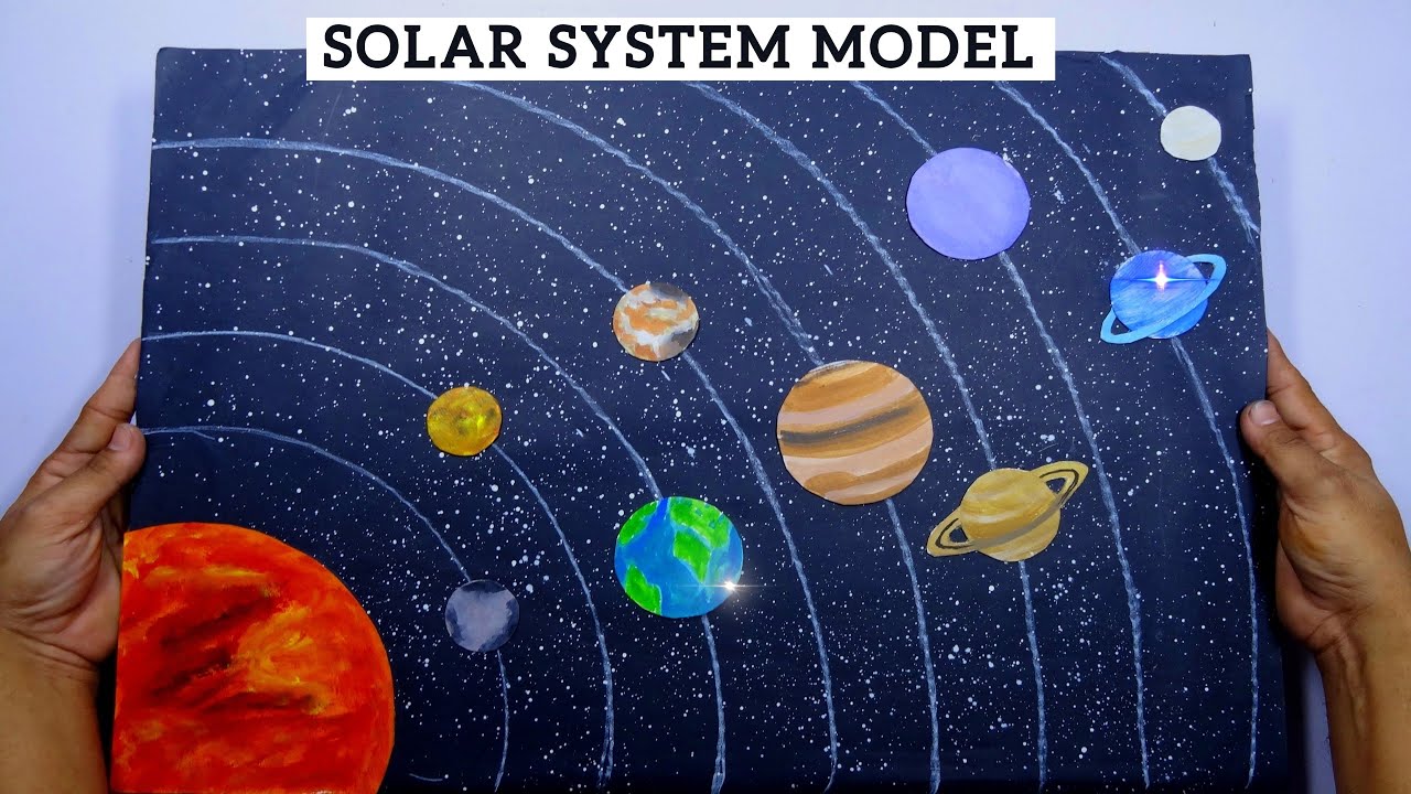 How To Make 3D Solar System Model | School Project | 3D Model | Solar  System Model - Youtube