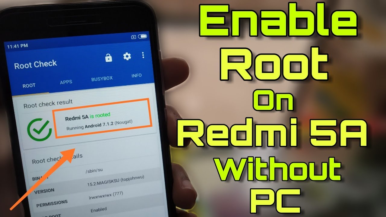 How To Root Redmi 5A Without Pc 100% Working Method - Full Review - Youtube