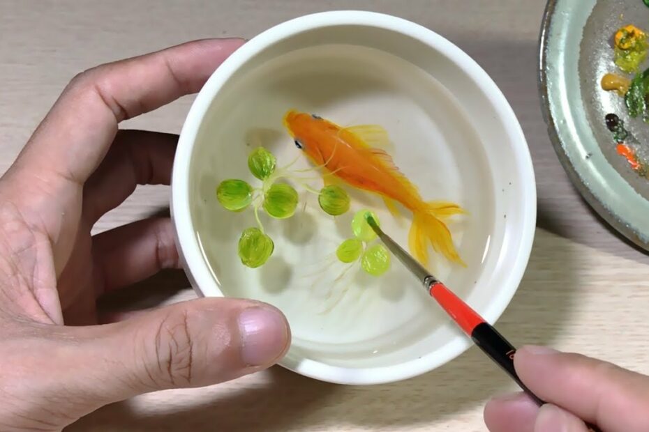 Tổng Hợp 21 3D Goldfish Resin Art Update