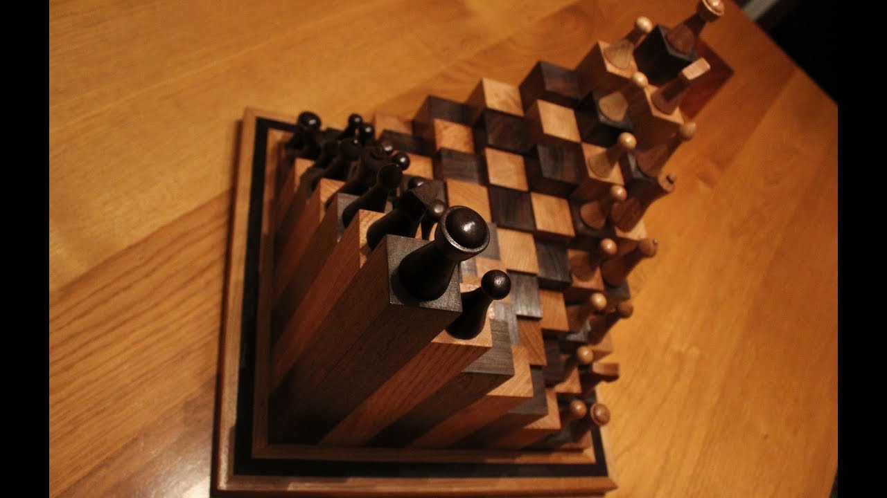 Woodwork - The 3D Chess Board - Youtube