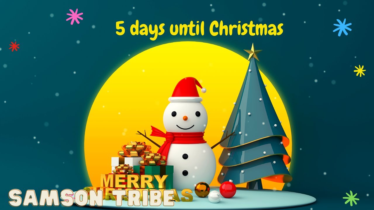 Live! Christmas Countdown - 5 Days Until Christmas! Belgium Time - Youtube