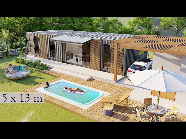 Shipping Container House - 3 Bedrooms - Two 40 Ft. - Youtube