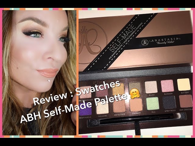 Review : Swatches : Self-Made Eyeshadow Palette By Anastasia Beverly Hills  Abh - Youtube