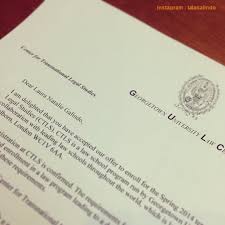 Does Georgetown Send Acceptance Letters Or Emails?