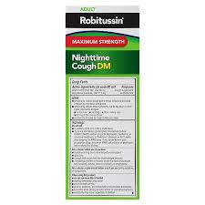 Maximum Strength Nighttime Cough Dm | Robitussin