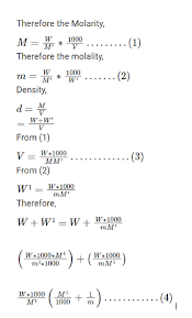 Under What Conditions Are Molarity And Molality Approximately The Same?